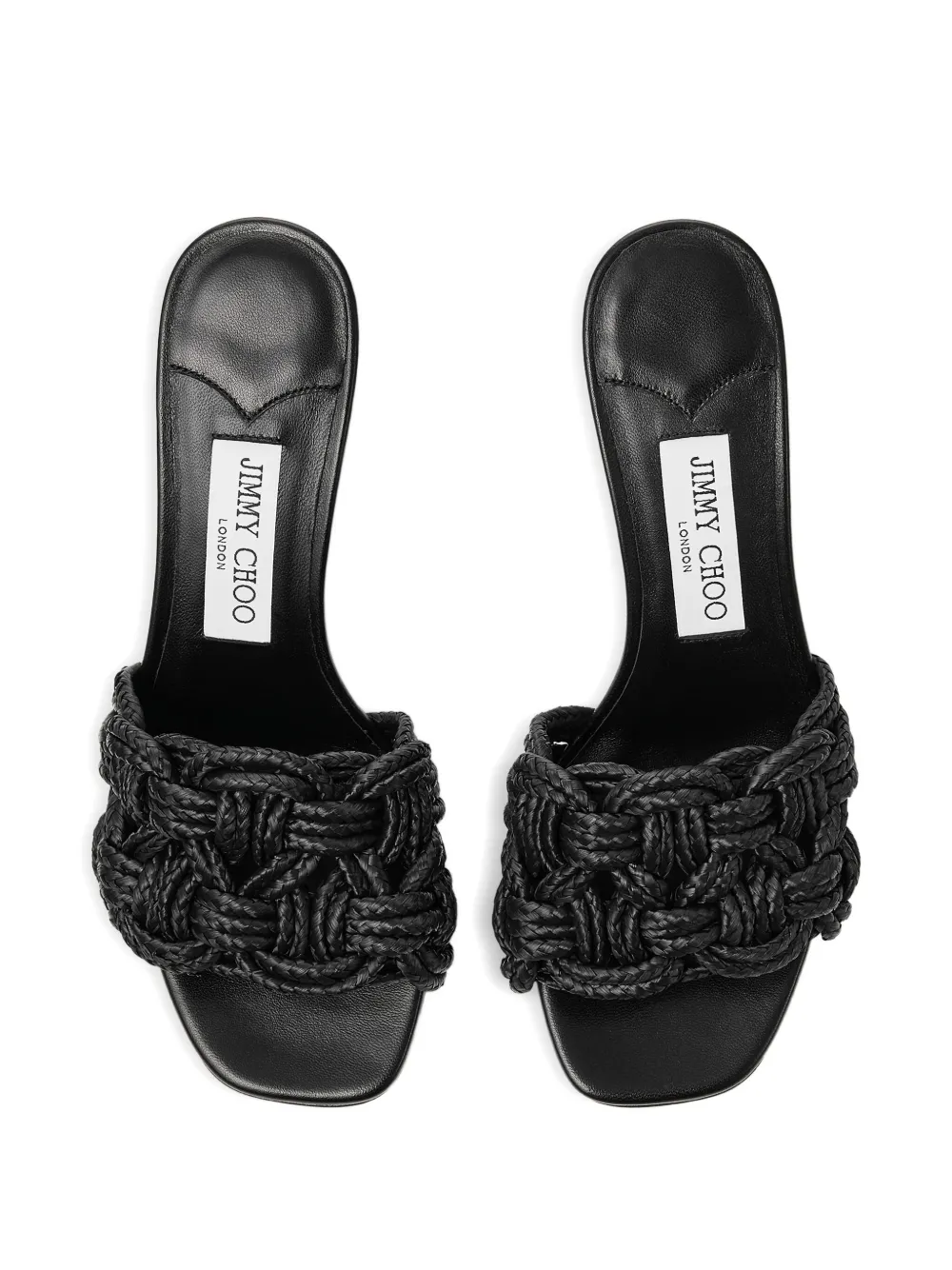 Мюли Chara 70 JIMMY CHOO, черный — фото 4