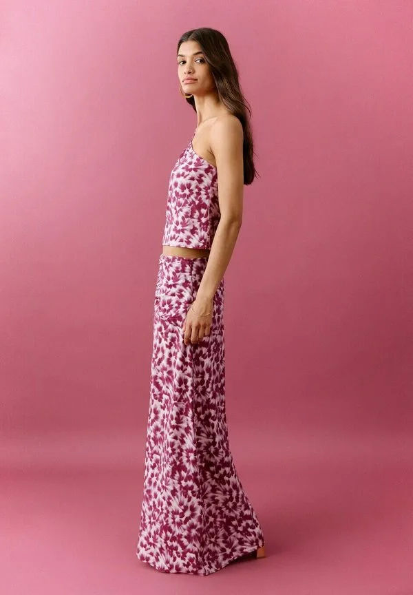 Подростковая длинная юбка Mango Kids, Pink — фото 3