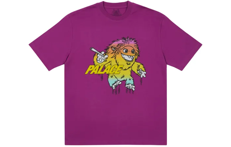

Футболка Large Up FW21 PALACE, фиолетовая