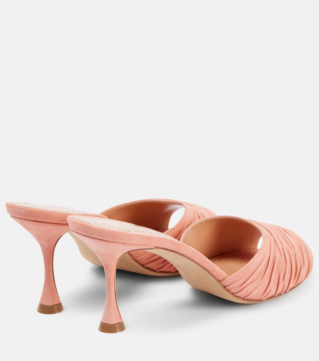 Пируа 70 мюли из замши Manolo Blahnik, 8601 Mcor — фото 2