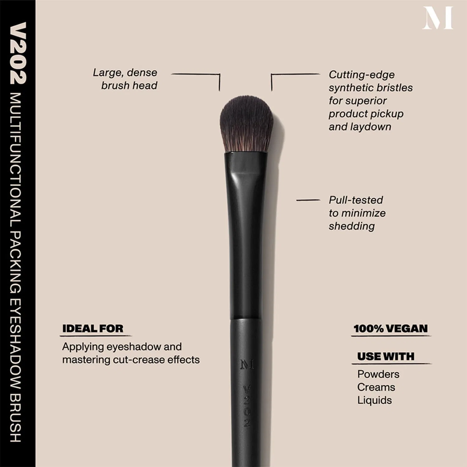 Набор кистей для макияжа глаз Morphe Vegan Bold Eye Brush Duo, 2 шт — фото 3