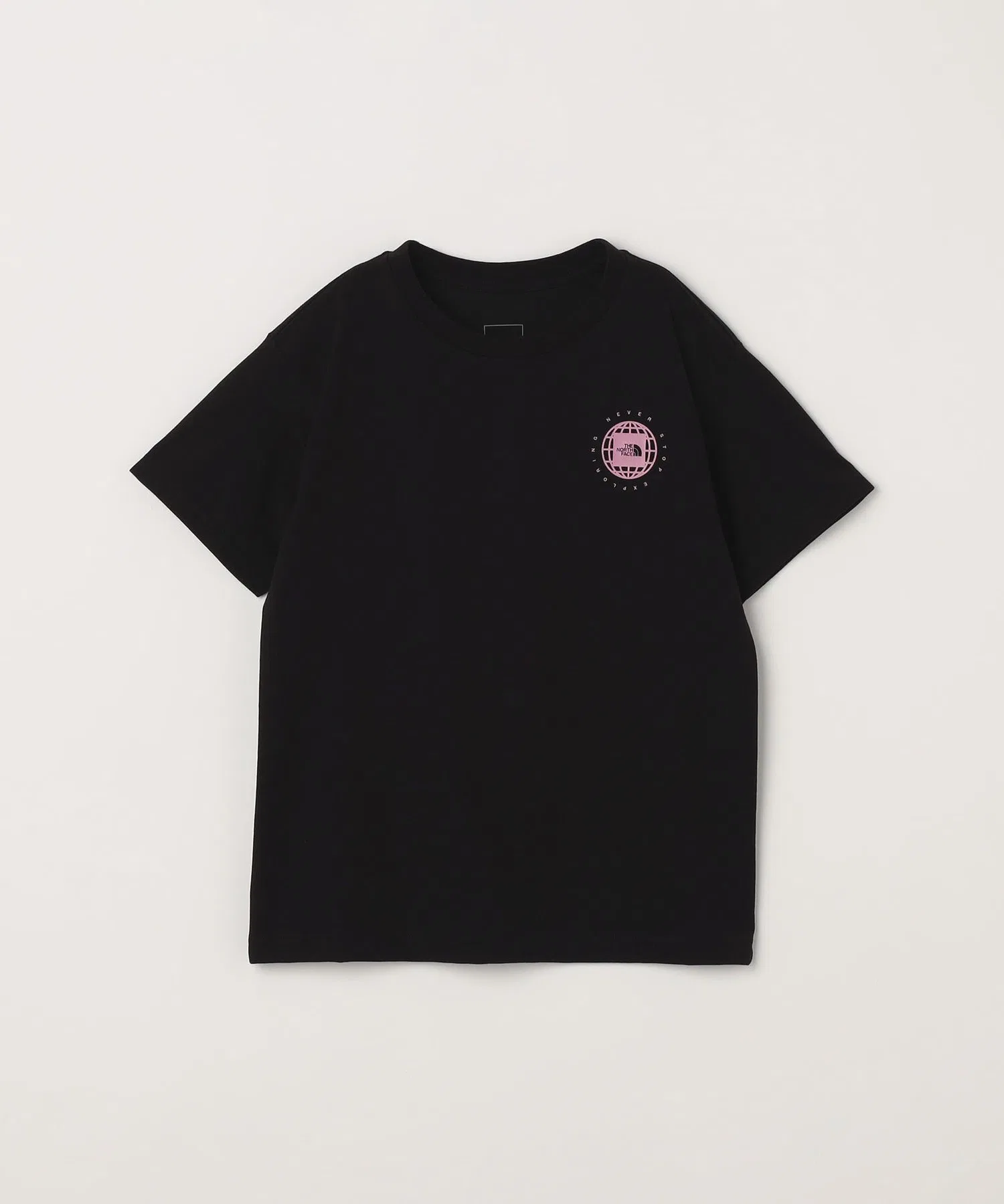 Детская футболка с логотипом The North Face чёрного цвета