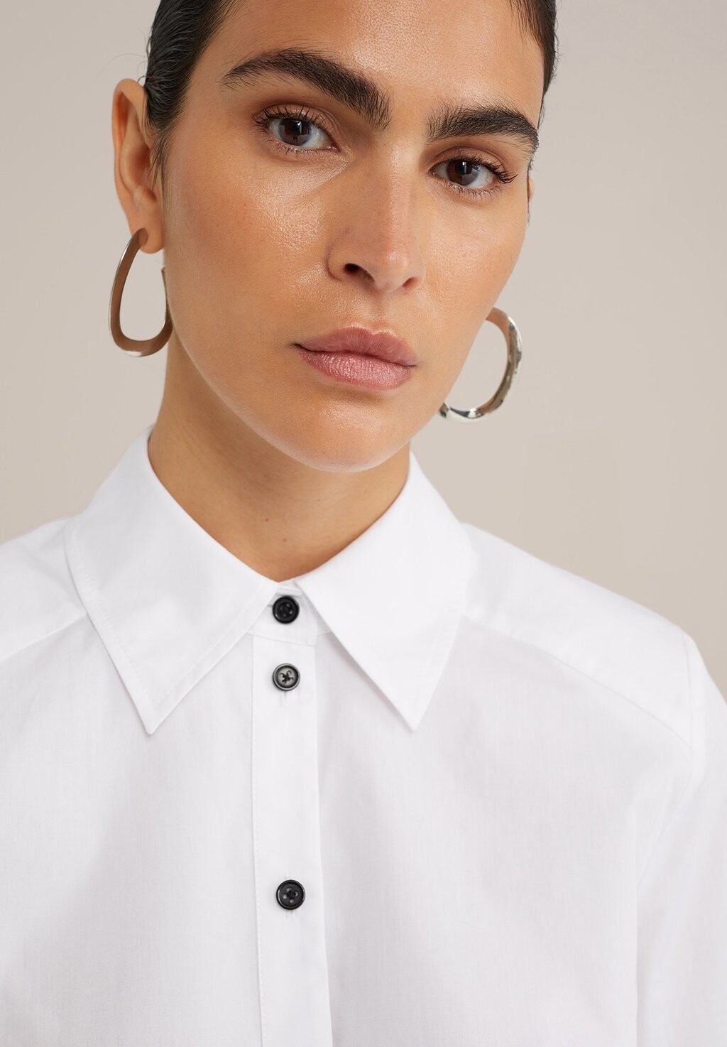 

Блузка на пуговицах WE STUDIO WE Fashion, белый