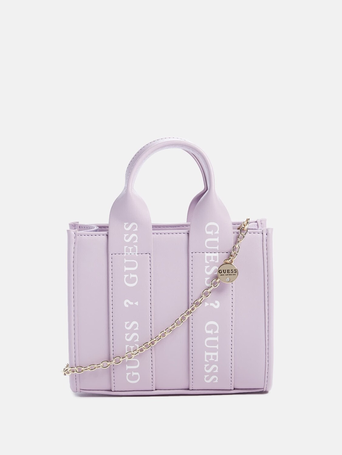 

Миниатюрная сумка через плечо с логотипом Guess Factory, сирень