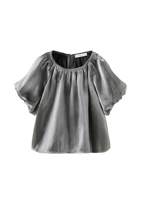 Детская подростковая блузка Mango Kids, Silver-Coloured