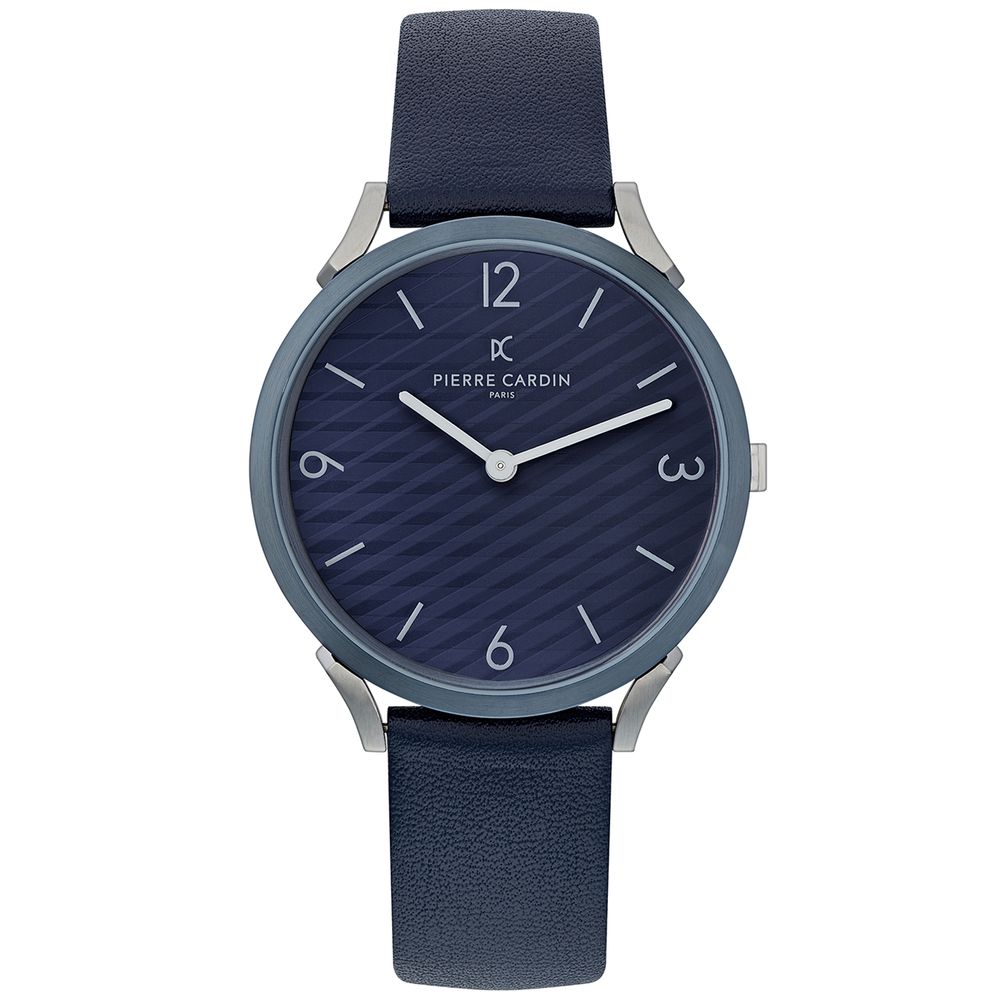 

Синие мужские часы Pierre Cardin