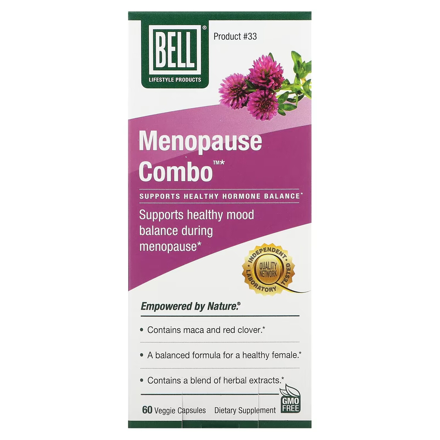 

Добавка Bell Lifestyle Menopause Combo, 60 капсул