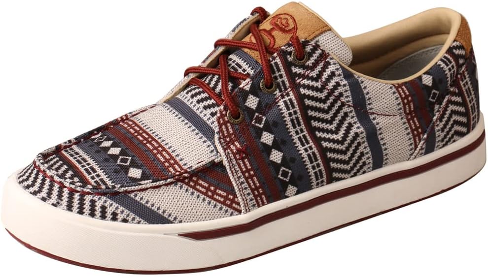 

Мужские повседневные ковбойские туфли Twisted X в стиле Hooey Loper, светло-серые