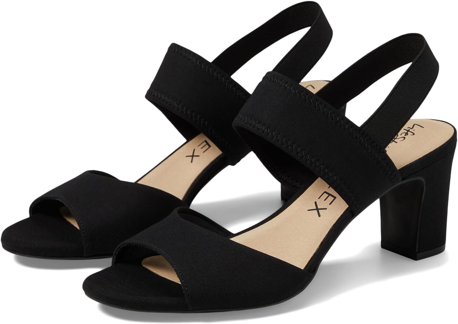 

Сандалии LifeStride Fiona Slingbacks, черный