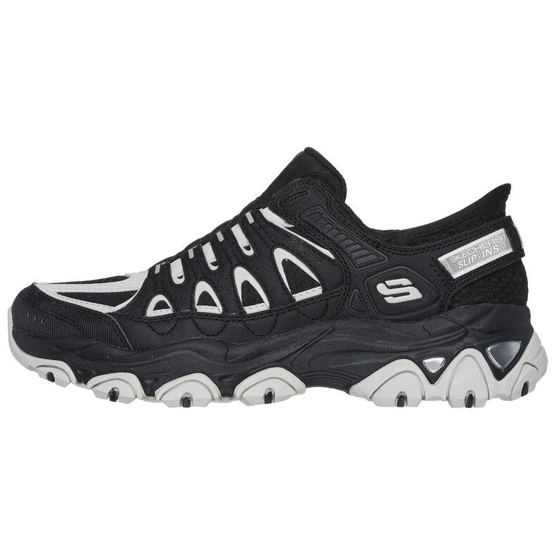 

Кроссовки женские с низким верхом, черные Skechers