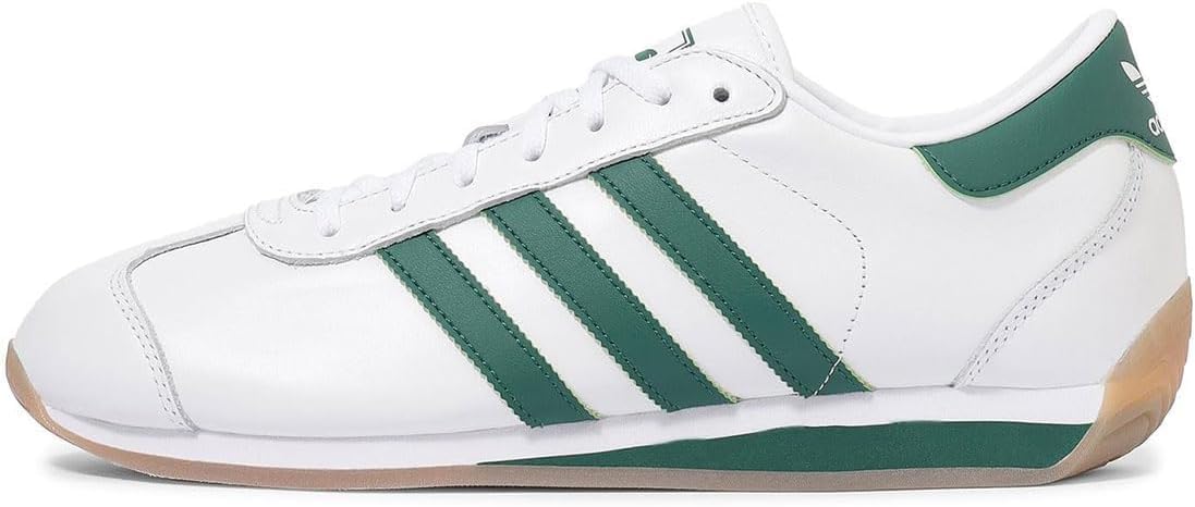 Мужские кроссовки adidas Country II, белый/зеленый — фото 2