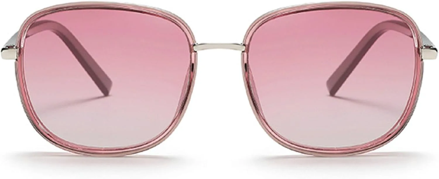 

Ретро-солнцезащитные очки с градиентным переходом для женщин и мужчин, модные квадратные солнцезащитные очки 2025 года, дизайнерские винтажные модели mincl, C1