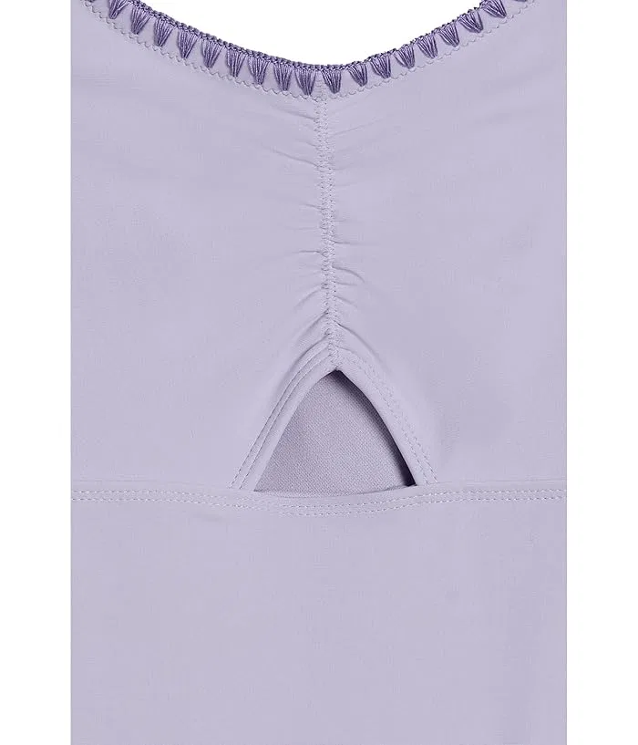 Купальник цельнокроеный Ruched Cutout One-Piece Swimsuit abercrombie kids, Orchid Petal — фото 3