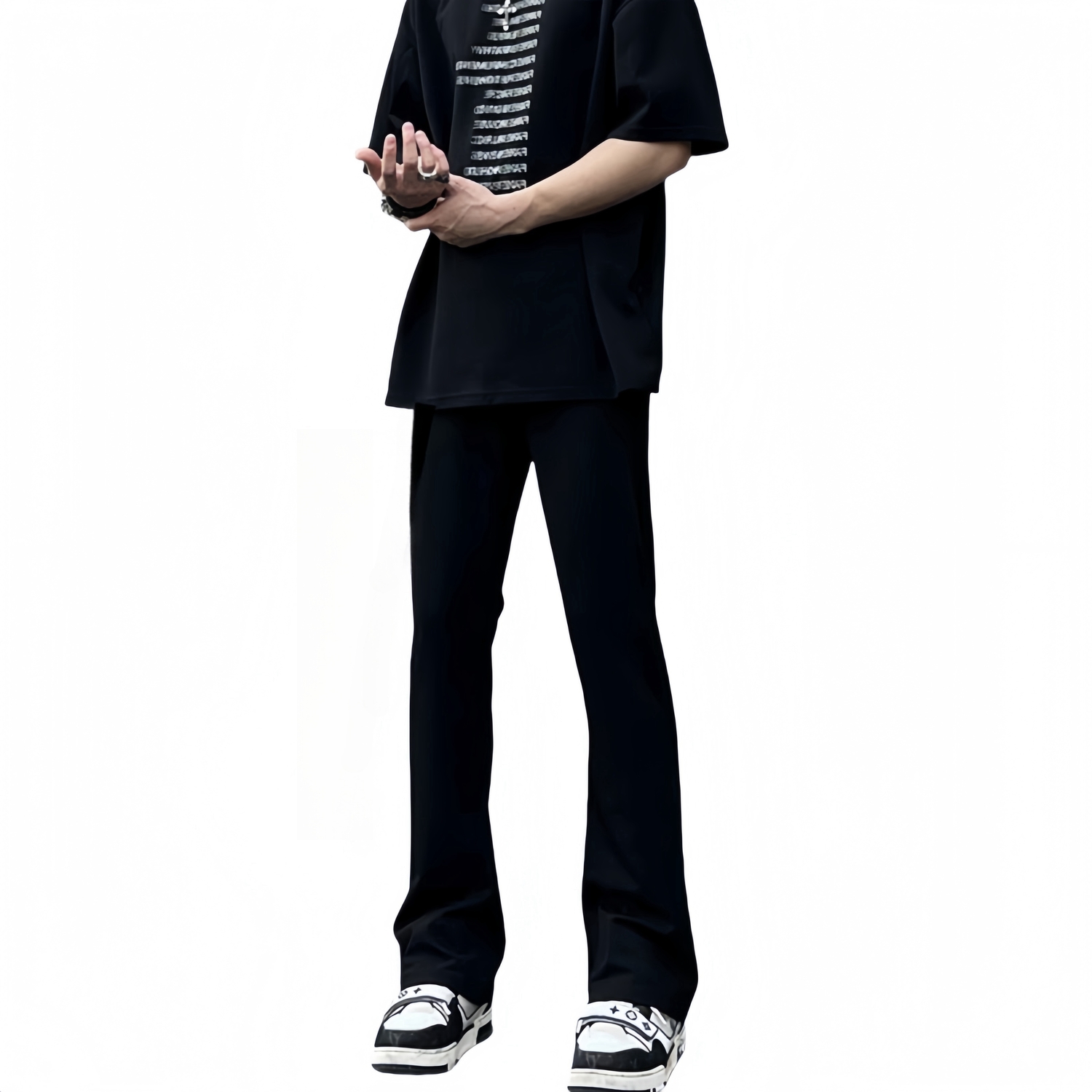 

Джинсы Unisex Black Smoke Gray AMBER LIGHT, утепленные флисом, черные