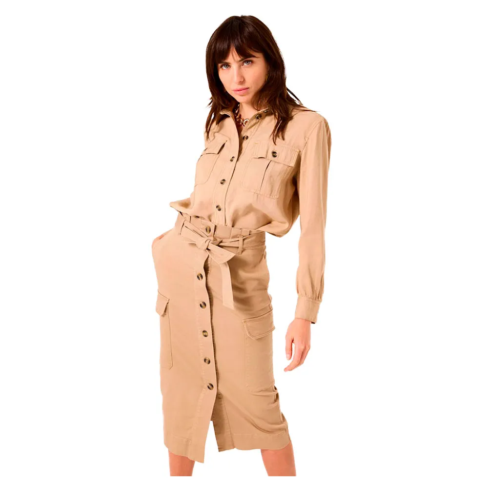 

Юбка Garcia C50321 midi skirt, бежевый