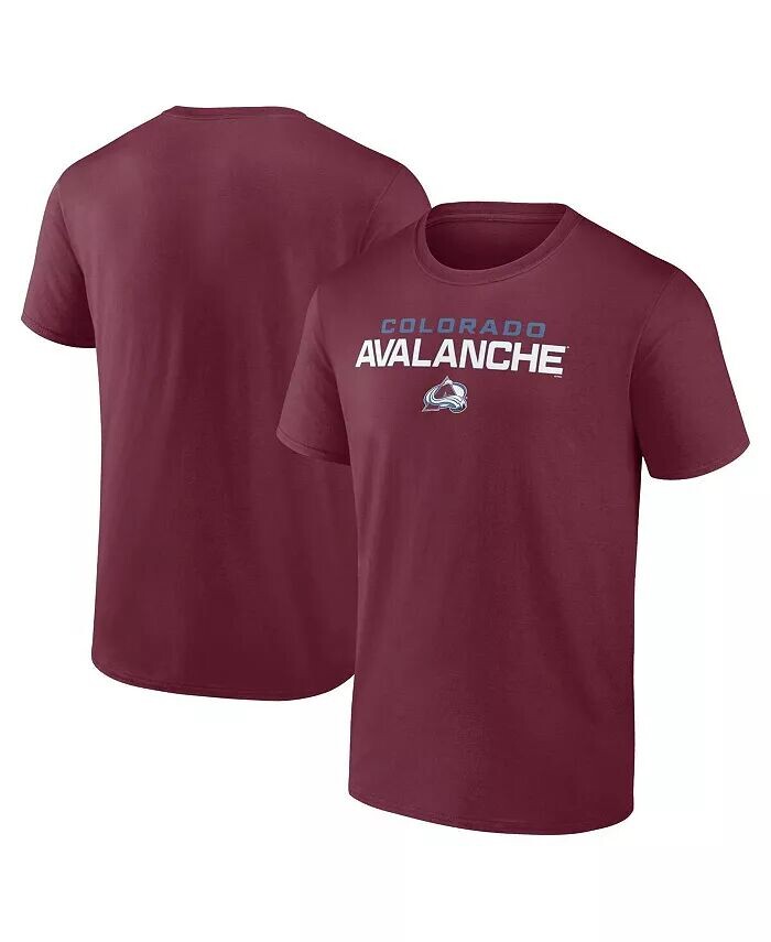 

Мужская бордовая футболка Colorado Avalanche Barnburner Fanatics