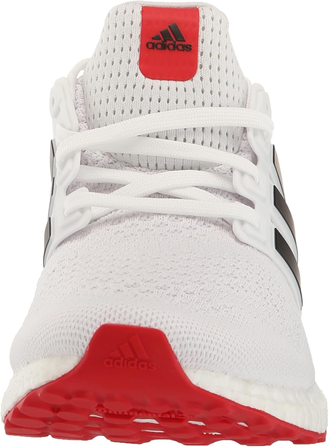 Мужские кроссовки для бега Adidas Ultraboost 1.0, белый/черный/алый — фото 2