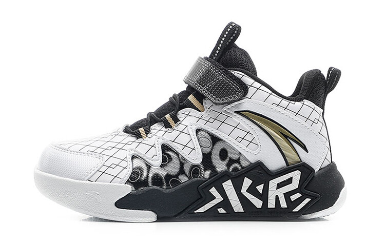 

Детские баскетбольные кроссовки PS Mid-top белые/черные Anta Kids