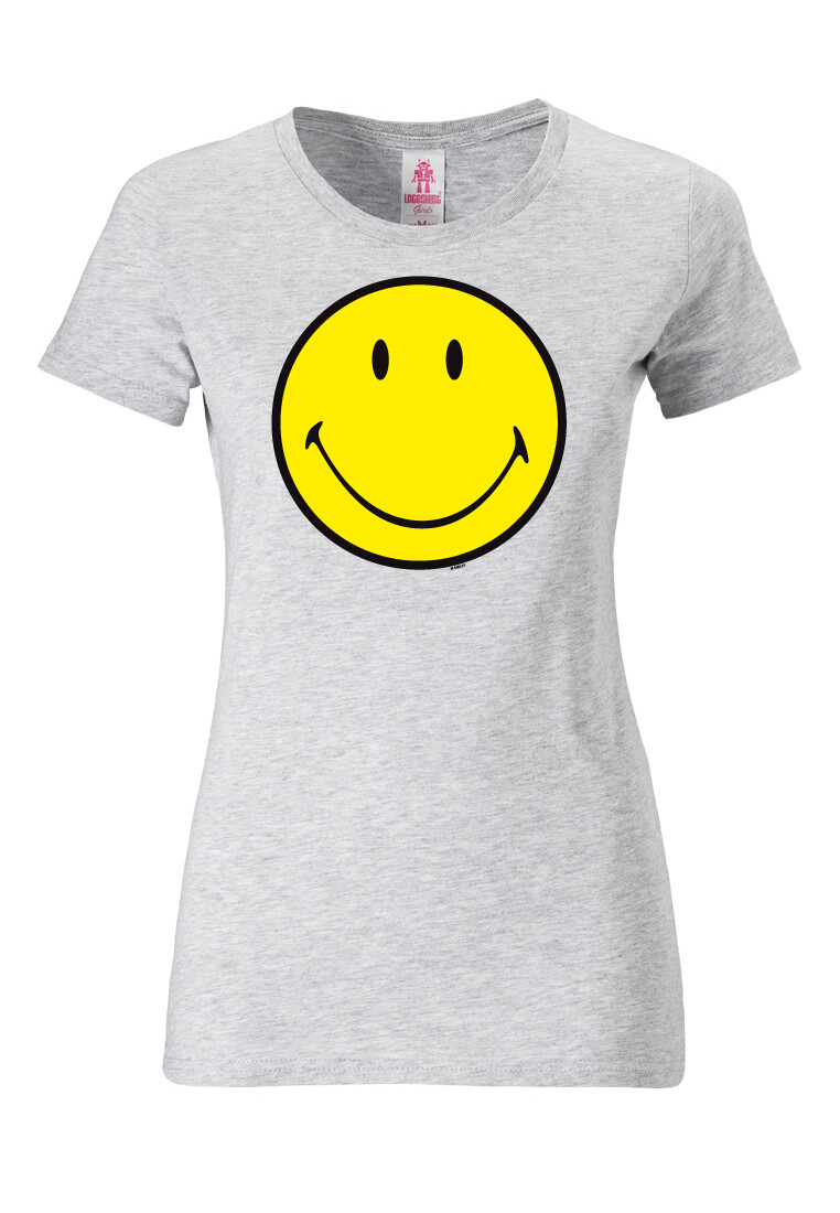 

Футболка Logoshirt Original Smiley Face, цвет grau-meliert