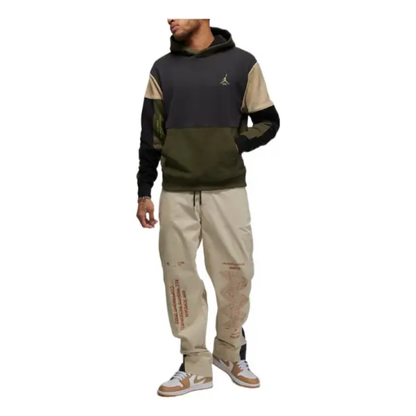 

Толстовка с капюшоном Flight Heritage Hoodie Air Jordan, зеленый