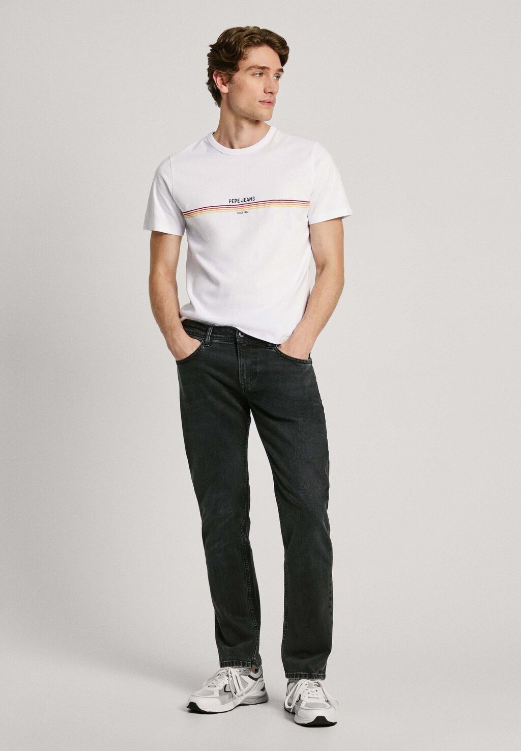 

Джинсы облегающего кроя Pepe Jeans, черный