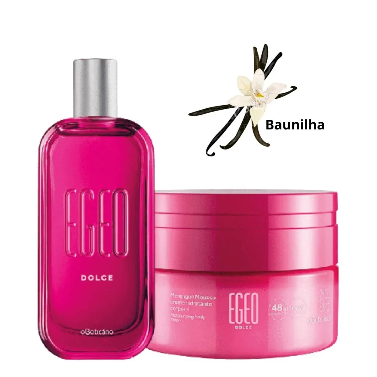 Увлажняющий крем для тела Boticario Egeo Dolce Merengue Mousse 250 г O Boticário — фото 3