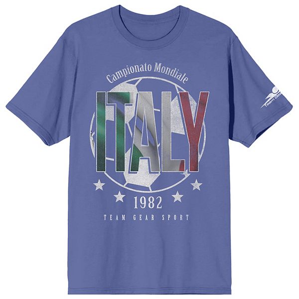 

Футболка с принтом Men's team gear vintage italy 1982 Licensed Character