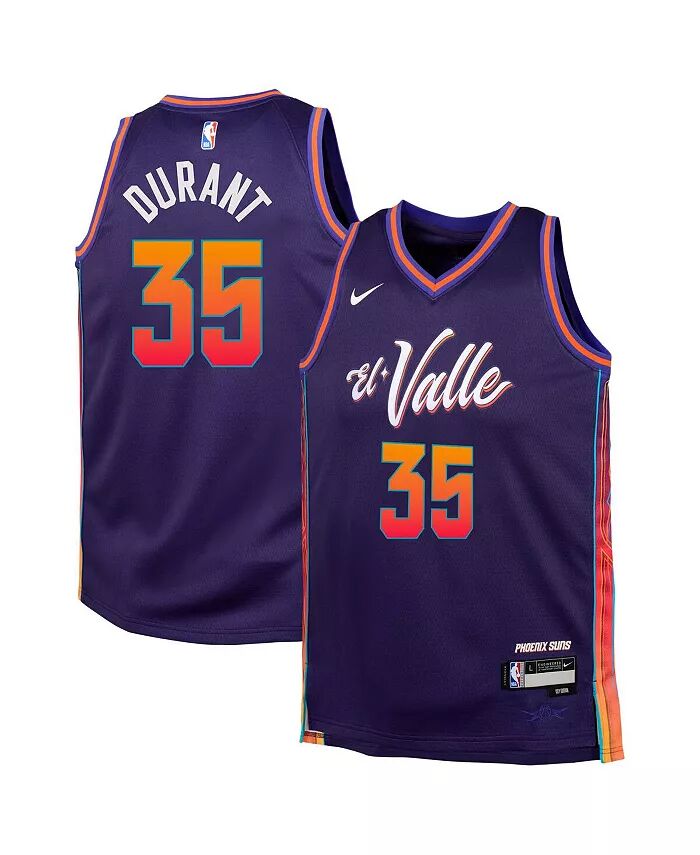 

Джерси Big Boys Kevin Durant Purple Phoenix Suns 2023/24 Реплика Swingman - City Edition Nike, фиолетовый