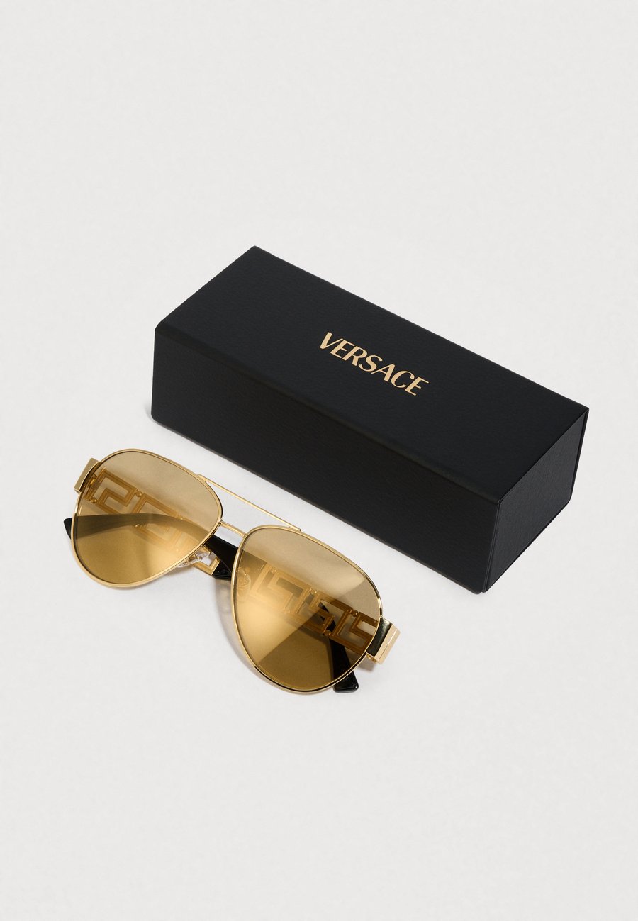 Солнцезащитные очки Versace UNISEX, Gold-Coloured/Light Yellow/Silver-Coloured/Gold-Coloured — фото 3