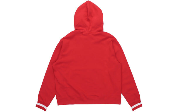 Толстовка Nike AS Men's Sportswear Air PO FL University Red Hoodie, красный — фото 2