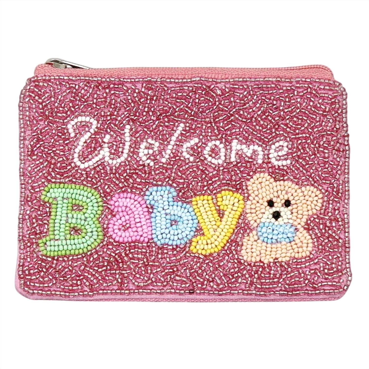 

Сумка для монет Welcome Baby, розовая Eclai