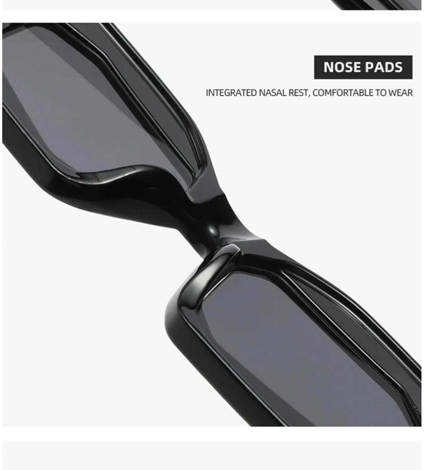 

Женские солнцезащитные очки Polygon, модные очки с прозрачными линзами, мужская оправа в стиле панк с заклепками, защита от УФ-излучения UV400 TOIPASTN, Orange Black