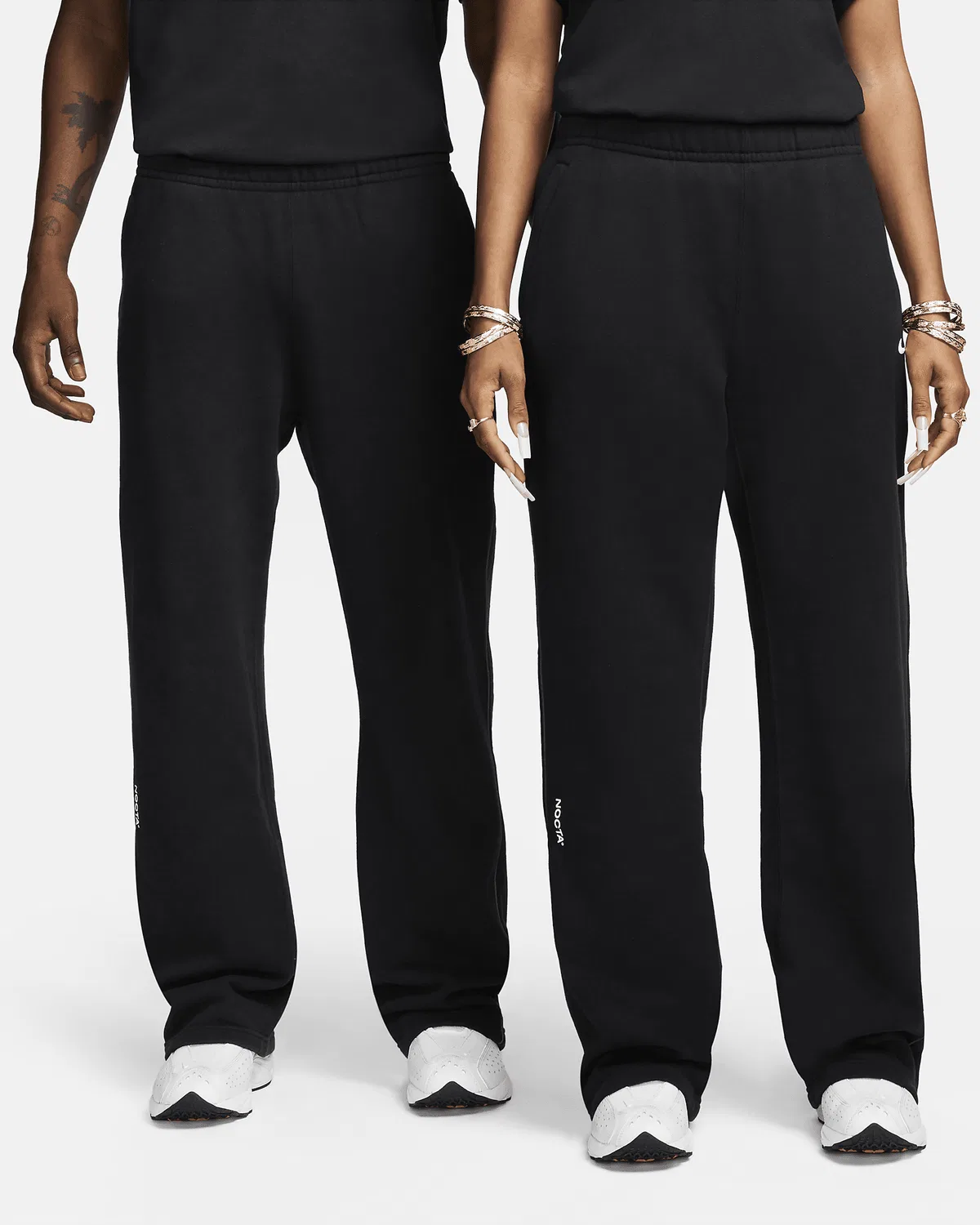 NOCTA Fleece CS Open-Hem Sweatpants NOCTA, Black/Black/White