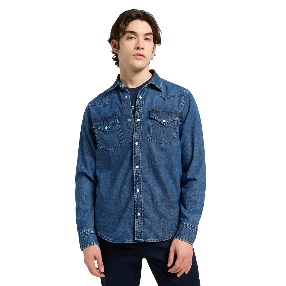

Рубашка Lee Western Regular Fit, синий