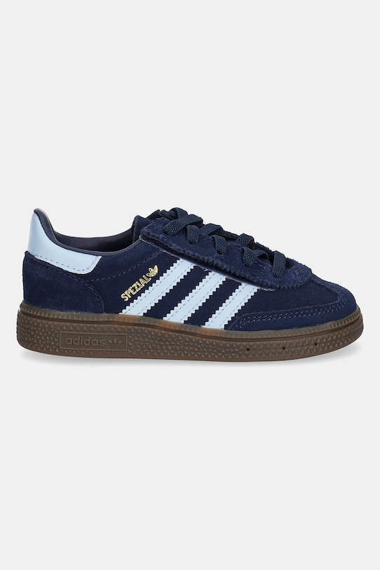 Детские замшевые кроссовки Handball Spezial Adidas Originals, темно-синий — фото 2
