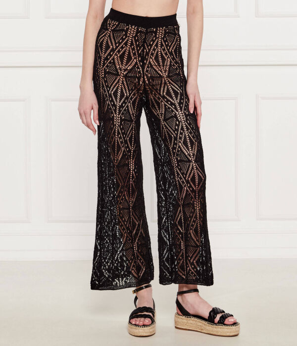 

Брюки Flare fit Liu Jo, черный