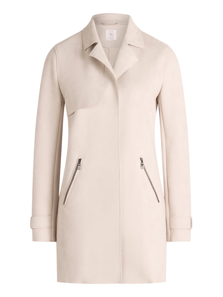 

BETTY & CO Длинный пиджак с отложным воротником серого цвета