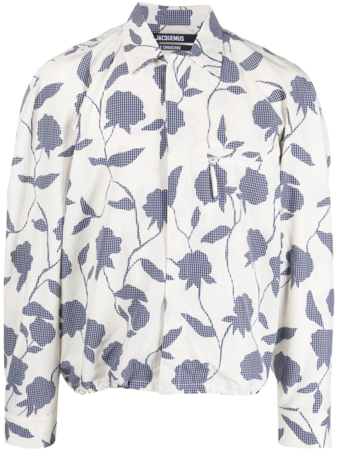

Jacquemus рубашка La chemise Criollo с принтом, белый