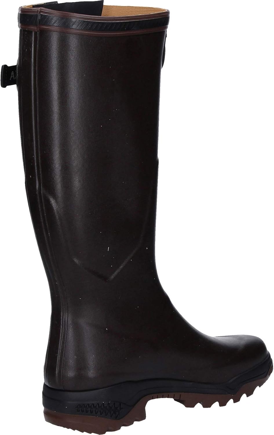 Мужские резиновые ботинки Aigle Benyl M коричневого цвета US — фото 4