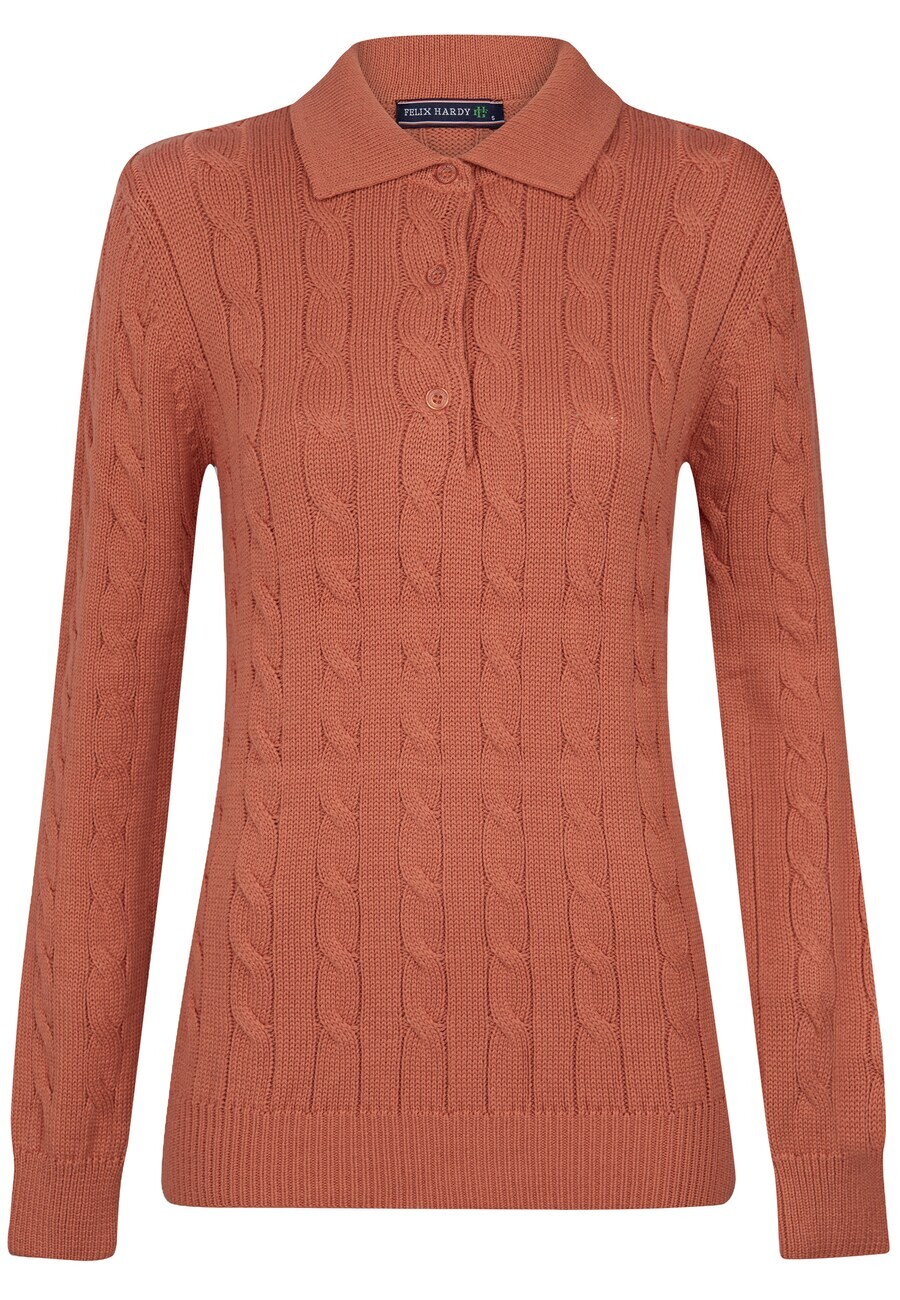 

Тонкий вязаный свитер Felix Hardy Sweater, цвет dark orange