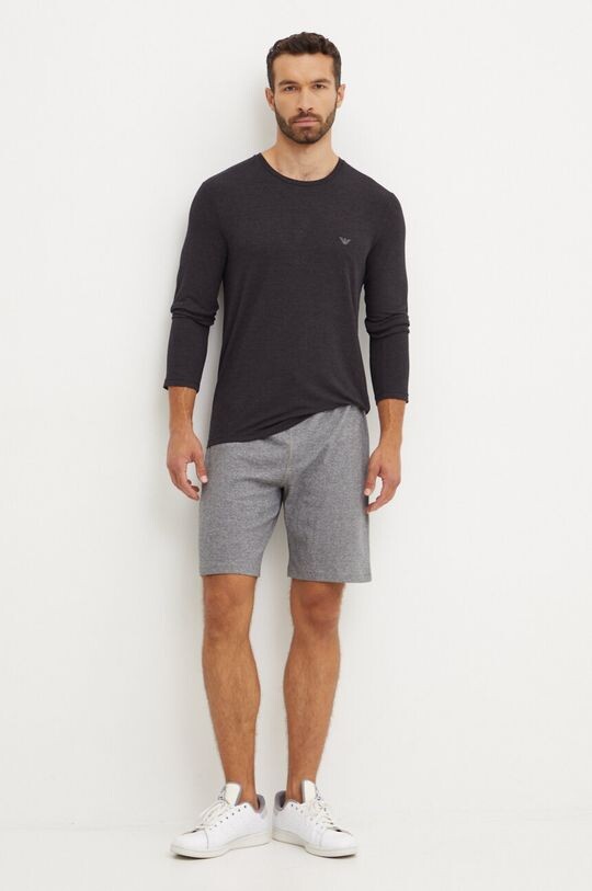 

Лонгслив Emporio Armani Underwear, серый