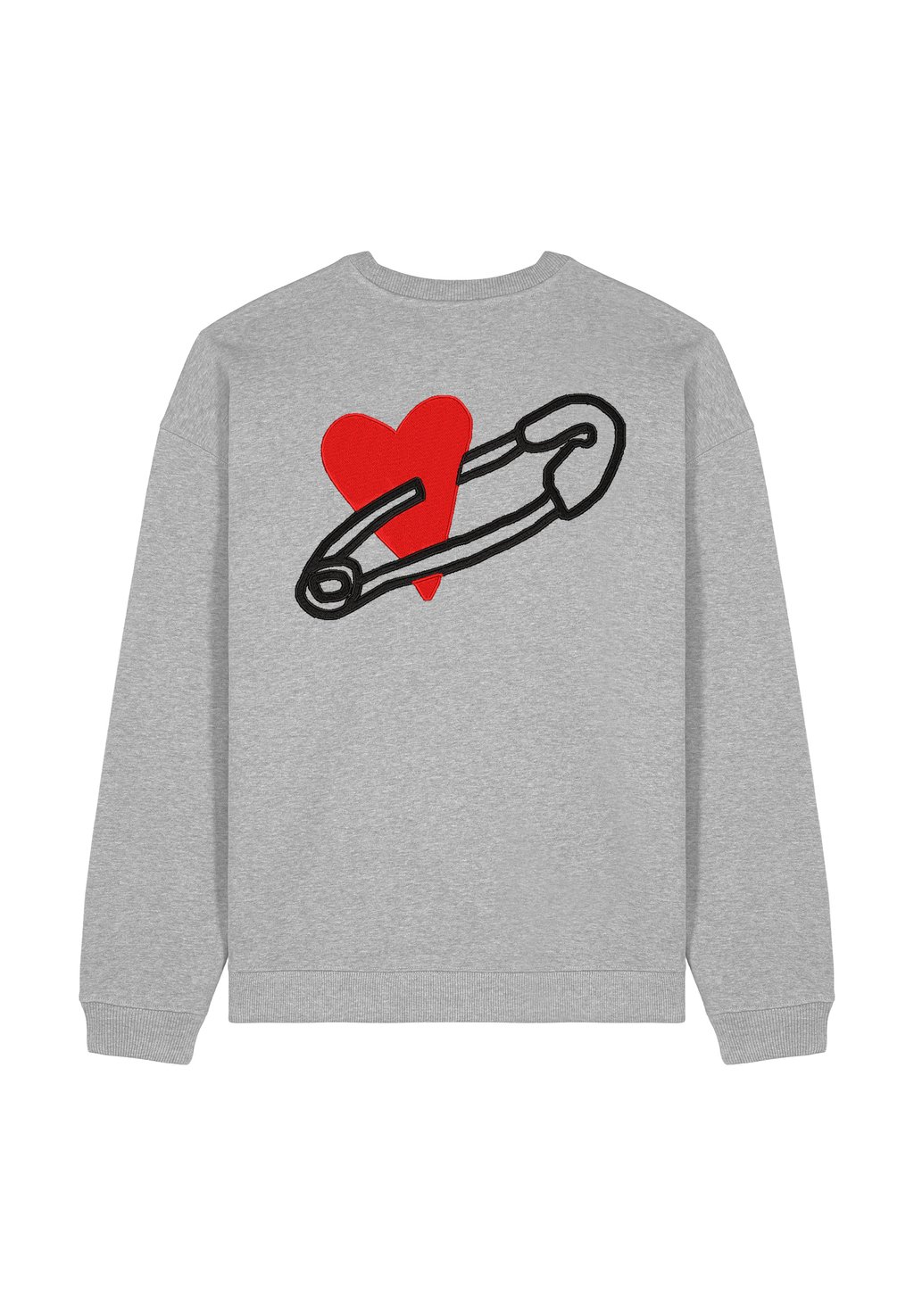 

Толстовка COEUR PINS BACK EMBROIDERY UNISEX Mira Paris, серый