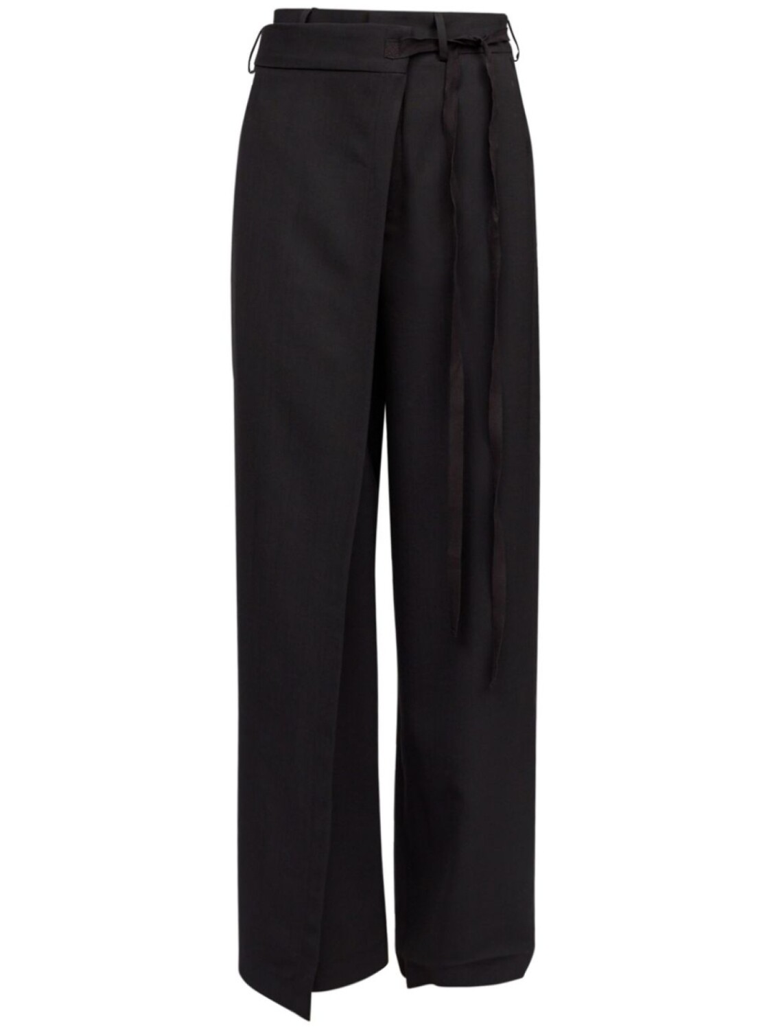 

Расклешенные брюки с логотипом MM6 Maison Margiela, черный