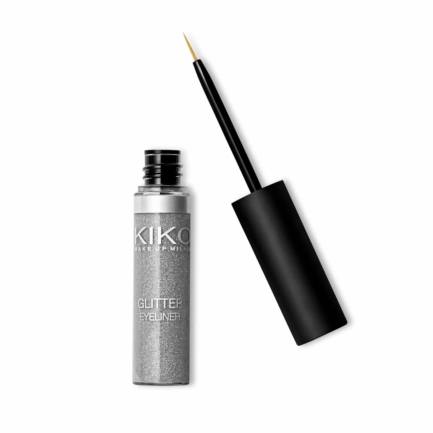 Подводка для глаз KIKO Milano с блестками, 02 Silver
