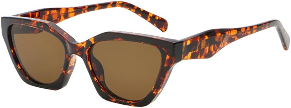 

Солнцезащитные очки MUTYNE в квадратной оправе с защитой от УФ-излучения UV400 для мужчин и женщин, ацетатные, модель «кошачий глаз», зелено-коричневые, Leopard With Brown