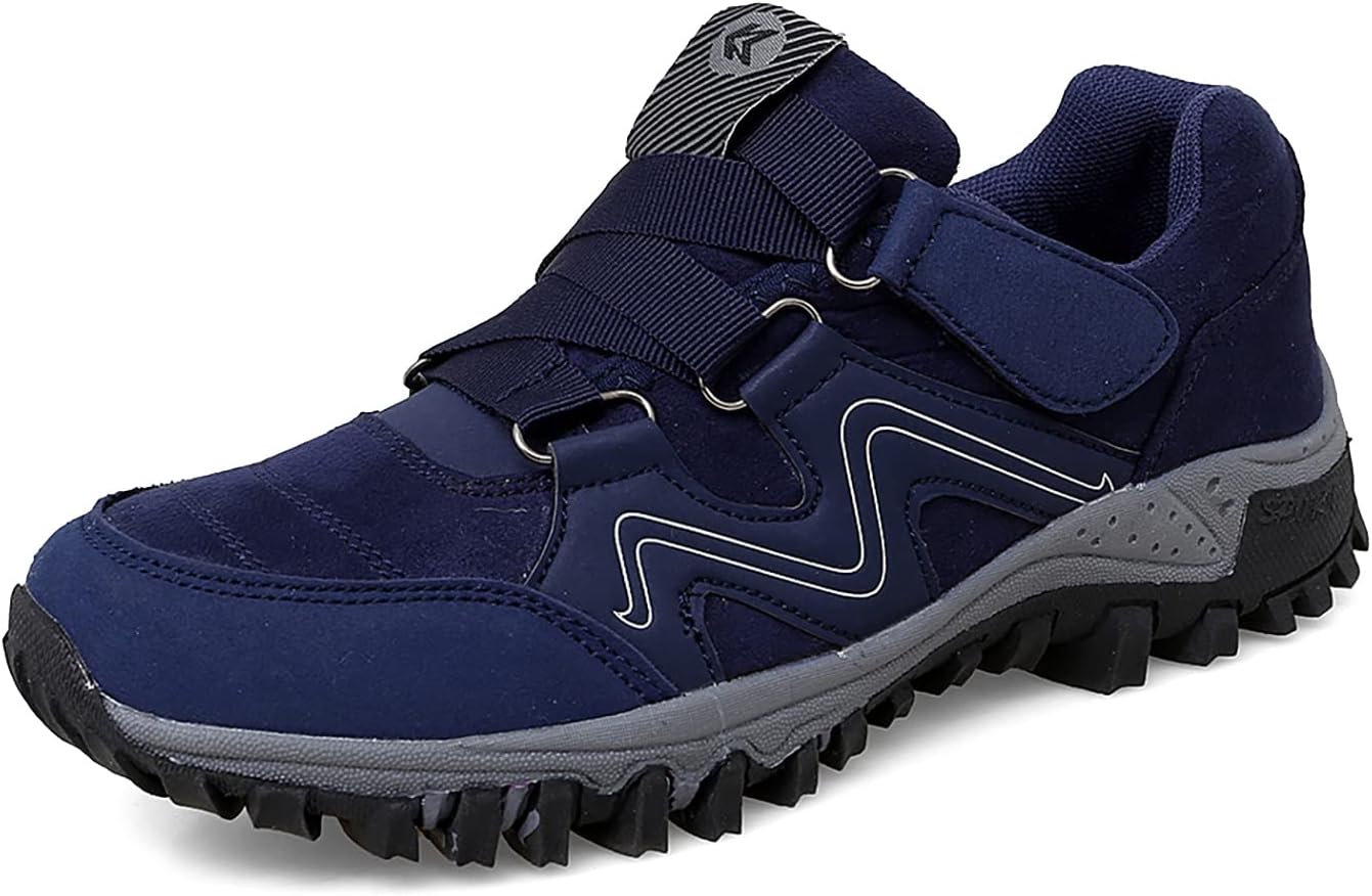 

Мужские зимние термоботинки VARSKARC с высоким верхом на платформе, синий