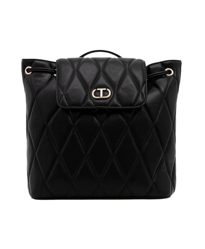 

Элегантный черный женский рюкзак Twinset, черный