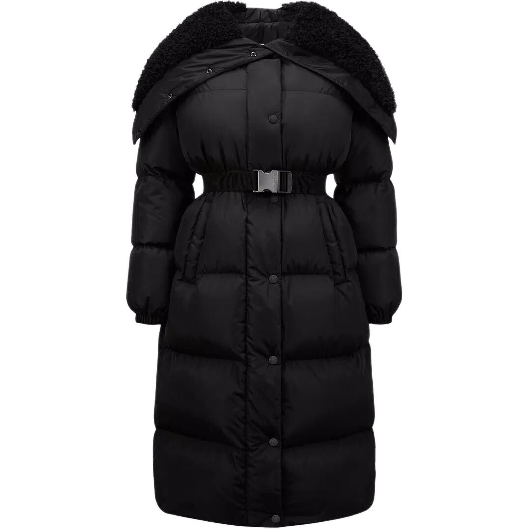 

Пуховик женский черный Moncler