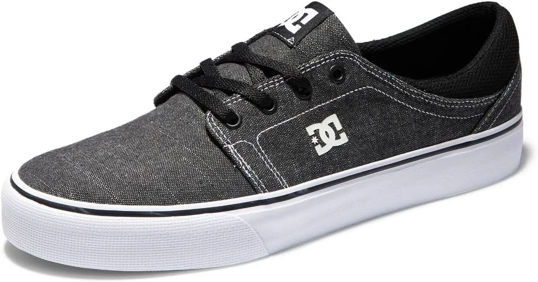 Мужские кроссовки для скейтборда DC Shoes Trase Tx Se, черно-белый — фото 2