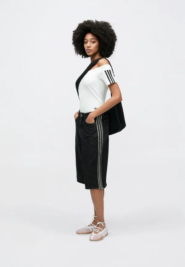 Джинсовые шорты firebird Adidas Originals, True Black Denim — фото 3
